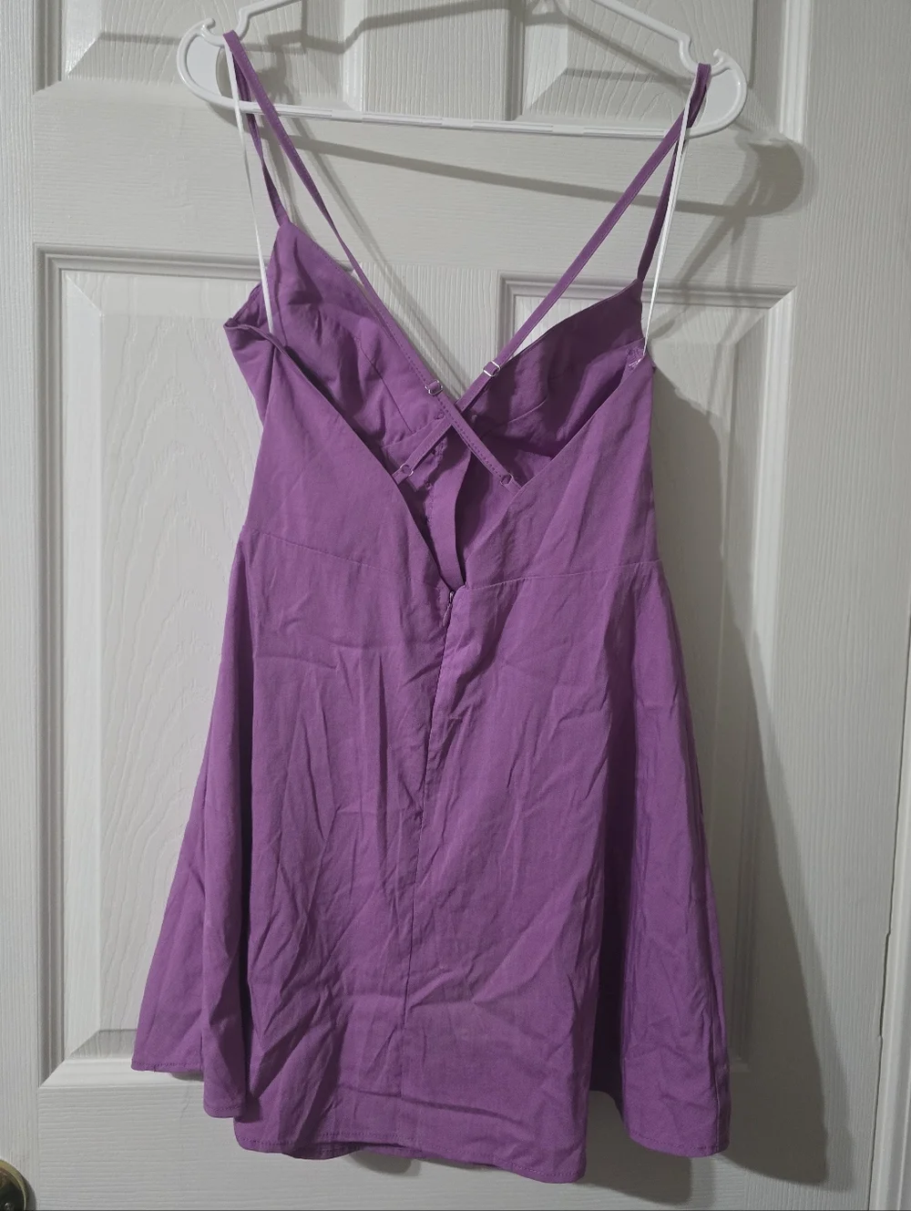 Hello Molly Value You Bustier Style Strappy Open Back Lavender Mini Dress, EUC! - Picture 8 of 13